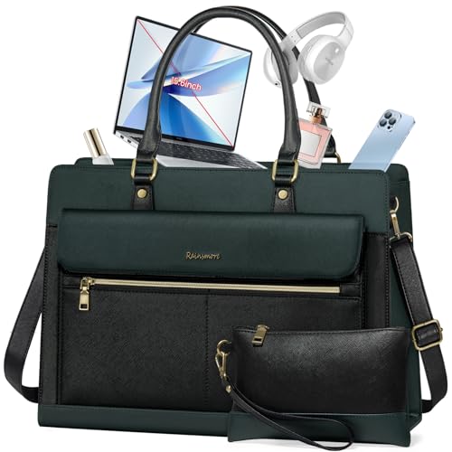 RAINSMORE Laptop Bag for Women 15.6 Inch