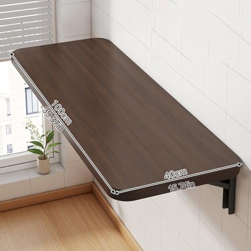 Établi mural pliable idéal balcon et cuisine comme table flottante compacte - 2