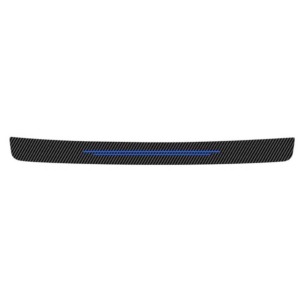 Tryagat 1 Piece Rear Trunk Sill Guard Carbon Fiber Compatible with Geely Starray EM-i 2025 2026, Rear Bumper Protector Anti-Scratch Scuff Plate,109cm*9cm