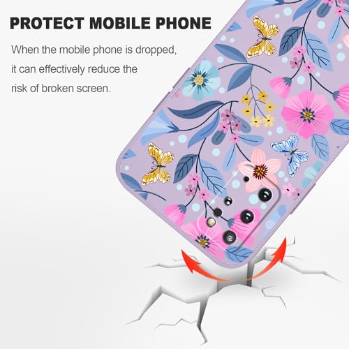 Coque Samsung S20 Plus fleur violette fine motif créatif - 5