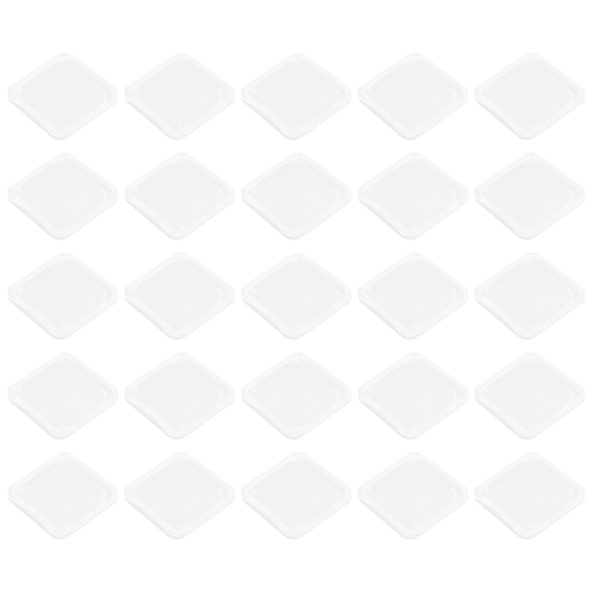 SEWACC 50pcs Card Protector Storage Case Portable and Stylish Memory Card Holder Organizer for Travel and Outdoor Activities Strong Protection with Materials