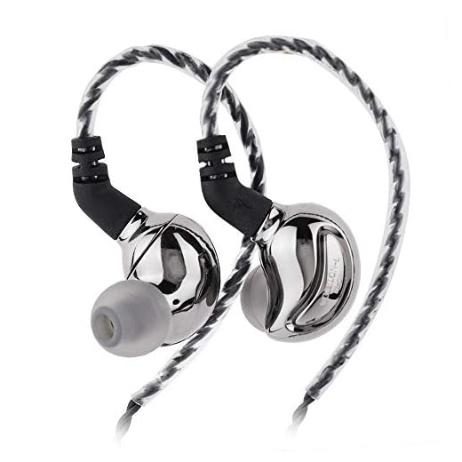 Linsoul BLON BL-01 10mm Biology Fiber Diaphragm Driver HiFi In-Ear Earphone with 0.78mm 2Pin Detachable Cable (Ohne Mic, Weiß)