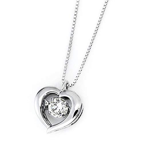 アニメショート ダイヤモンド ネックレス プラチナ Pt900 0.3ct 揺れる