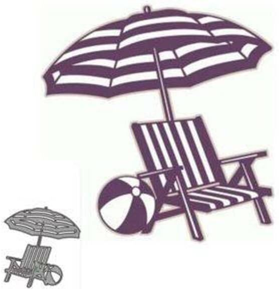 Silla de playa Troqueles de corte de metal Troqueles Decoración Scrapbook Craft Card Making