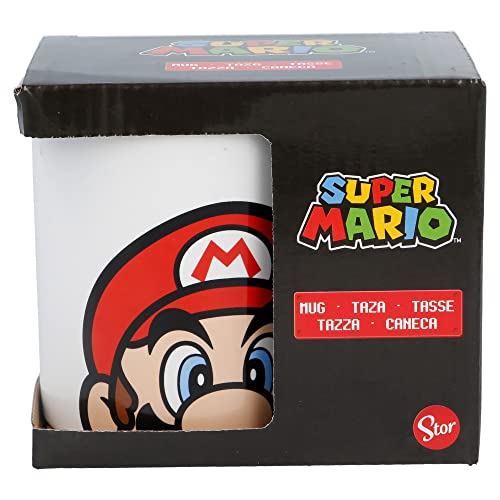 Taza de cerámica de 325 ml en caja regalo de Super Mario