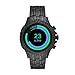 Fossil Unisex 46MM Gen 5 Garrett HR Heart Rate Stainless Steel Touchscreen Smart Watch, Color: Black (Model: FTW4038)