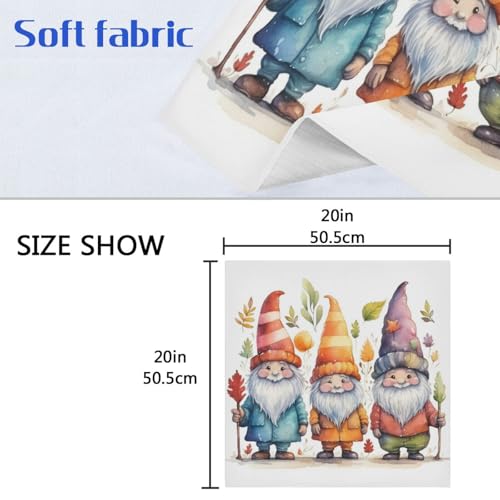 Servilletas de tela multicolor set x6 20x20 pulgadas miniatura 6
