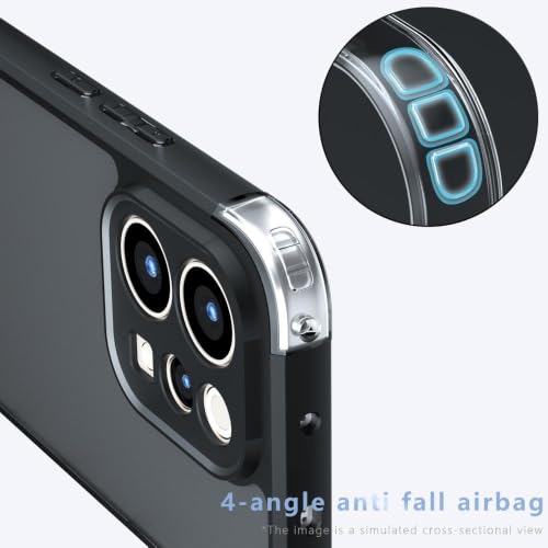 Image of Matte PC+TPU Phone Case for Realme P4 Power 5G, Black