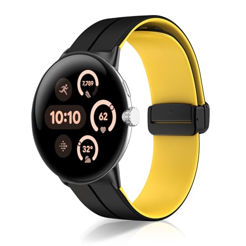 [ReHowy] Google Pixel Watch 4/3 45mm �Ή� �����o���h �V���R���� �s�N�Z���E�H�b�`4 �o���h 45mm �e�͐� ���C �o�b�N���t�� �T�C�Y���߉\ �ւ��x���g �R���p�`�u�� Google Pixel Watch 4 4