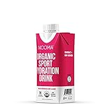 NOOMA Organic Electrolyte Sports Drink | Electrolyte Drink with Organic Coconut Water | Workout Hydration Drink with No Added Sugar | 30 Calories | Pack of 12 Sports Drinks (16.9oz) | Watermelon Lime