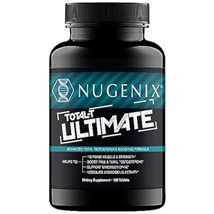 Nugenix Total-T Ultimate – Advanced Free and Total Testosterone Booster for Men – 120 Tablets