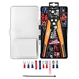 Mâchoires robustes, type de pince avant, connecteurs rouges pour diamètre de câble 0,5-1,5 mm², connecteurs pour câbles d'un diamètre de 1,5 à 2,5 mm², butée d'isolation réglable, boîtier ergonomique