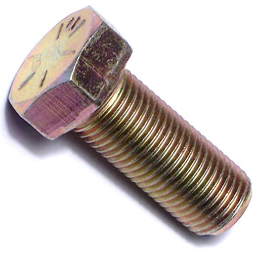 Image of Hard-to-Find Fastener 014973253776 Grade 8 Fine Hex Cap Screws, 1 /2-20 x 1-1 /4, Piece-4 , yellow