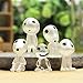 DIVISTAR 20 pcs/lot Princesse Mononoké Lumineux Arbre Elfes poupée Ornement Spirit Kodama Jardinage en Pot Décoration Micro Paysage Accessoires