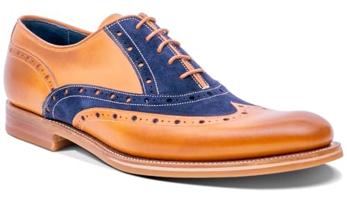 BARKER Abingdon Men's Handmade Leather Brogue Oxford Dress Shoes Timeless Elegance & Superior Craftsmanship