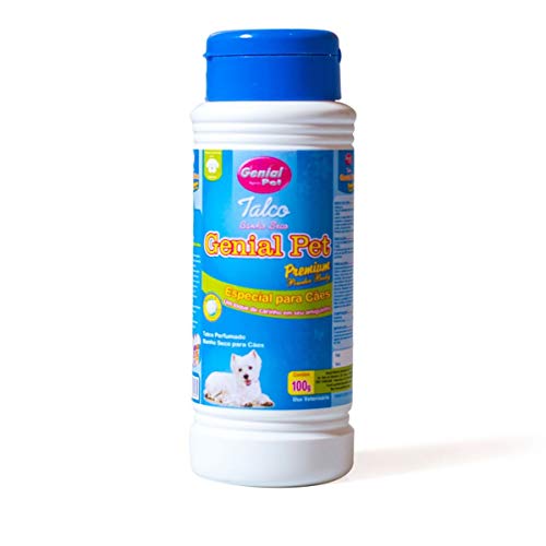 Talco Banho Seco Genial Cães 100g Genial Pet para Cães
