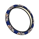 鬼滅の刃 車用 ハンドルカバー おしゃれ 滑り止め 汚れ防止 手触りよし アクセサリー 内装品 高級 軽自動車 軽 普通車 ステアリングカバー 滑り防止 オールシーズン対応