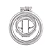 TERNENCE Stainless Steel Small Male Chastity Device Ergonomic Design Stealth Lock for Adults Solitary Extreme Confinement Cage S045 (1.77 inch / 45mm)