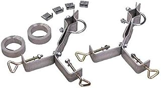 Antenna Chimney Mount Y Type Antenna Mast 12' FT Stainless Steel Straps 1 Pair Set of 2 Heavy Duty Install Kit, Complete Outdoor Antenna Aerial Chimney Mounting Hardware