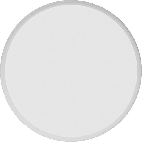 Miniatura 2 de Ekena Millwork ROSP060X060X075GRY05 Roseta estándar con borde redondeado, 6 pulgadas de ancho x 6 pulgadas de alto x 34 pulgadas, PVC