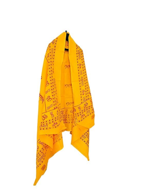 Vandana International Trader Swati Mahakal Printed Cotton Stole Dupatta 1.80 Mtr X 0.91 Mtr (Printed Mahakal In White Letter) Pack of 1-image-30