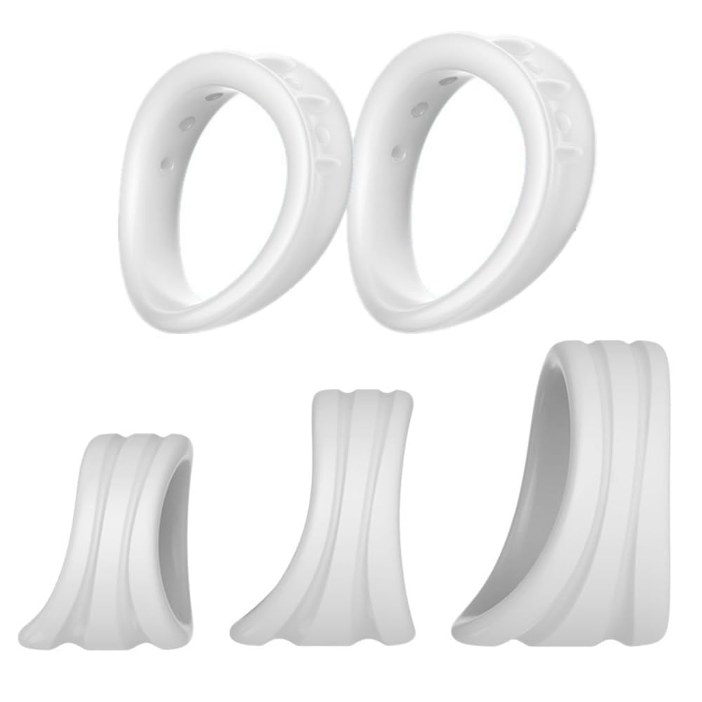 [MADDEY] コックリング 包茎リング ペニスリング 6つの通気孔 5点セット 通気性100% 快適 昼间用＆夜間用 人気 男性用 アダルトグッズ 大人のおもちゃ