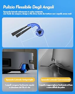 X9 Pro Omni Accessori di Ricambio per Ecovacs Deebot X9 Pro Omni/X11 Pro Omni/T80S Omni, 1 Spazzola Principale, 6 Spazzole Laterali, 3 Spazzole a Rullo, 4 Filtri HEPA, 6 Sacchetti(Non per Ecovacs T80)