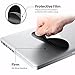 Epessa Universal Stick-On Mouse Pouch, Holder for Wireless Mouse, Sleeve for Laptop, Reusable Adhesive, No Glue Residue, Compatible with iPad or MacBook (Black)