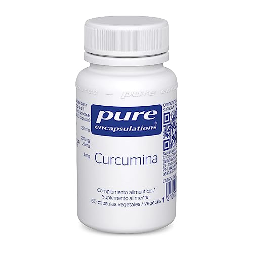 PURE ENCAPSULATIONS Curcumina, Contiene Curcumina patentada con Bioperine®, 60 Cápsulas Vegetales