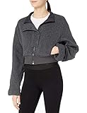 Alo Yoga Women's Strut Jacket, Anthracite Heather, Medium