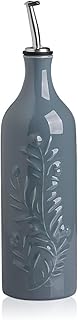 Sweejar Large Olive Oil Dispenser Bottle with Spout, 24 Oz Ceramic Oil D...
