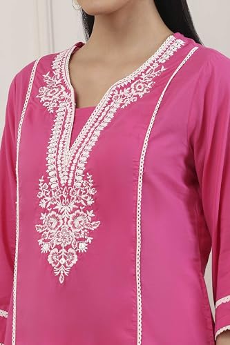 Image of BIBA Women Cotton Straight Kurta