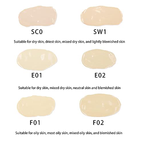 Funny Elves Makeup Foundation Liquid Medium Coverage Long Lasting Concealer Lightweight Flawless 7Ml (F02) #TOP4