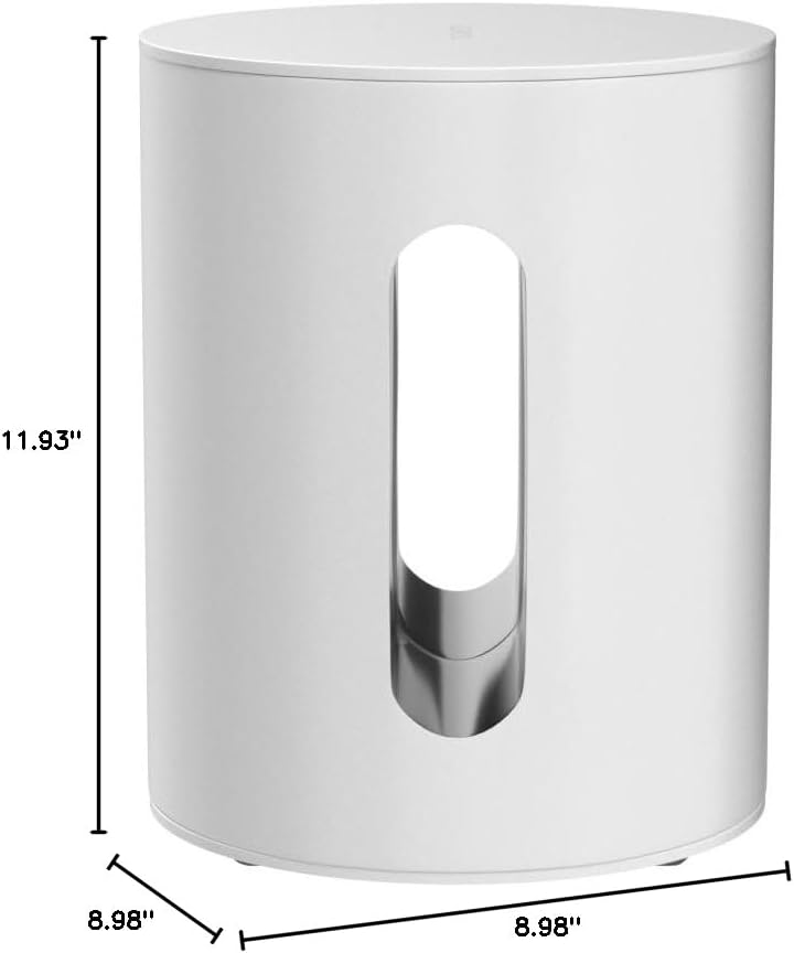 Sonos Sub Mini - White - Compact Wireless Subwoofer - Image 8