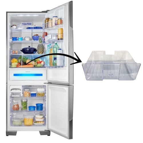 Gaveta Original para Vegetais da Geladeira PANASONIC – Compatível com os modelos NR-BB51, NR-BB52, NR-BB53, NR-BB65 e NR-BB71
