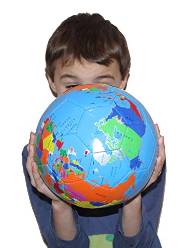 Curious Minds Busy Bags DEFLATED - Earth Globe Soccer Ball - 8