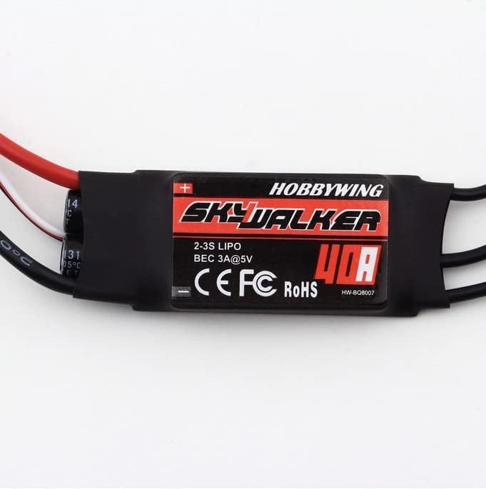 REES52 Skywalker 40A Build-in BEC 3A Brushless Speed ​​Controller ESC for Trex 450 400 RC Helicopter (B0CPBSKQTZ) Amazon Price History, Amazon Price Tracker