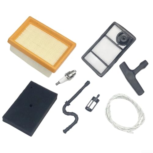DAZZLEEX TS400 Kit de filtre à air avec corde de démarrage et poignée pour machines à découper Noir