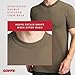 Soffe Mens 3 Pack - USA Poly/Cotton Military Tee, Tan, Medium