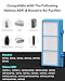 Leemone Aller-gen Remover Aer1 Filter Replacement for Holmes Air Puri-fiers, 1 True HEPA Filters + 2 Carbon Booster Filters, HAPF300AP-U4