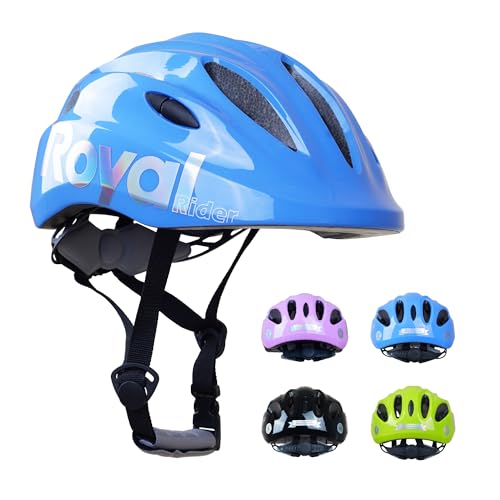 RoyalBaby Kids Helmet 0.47 lb Ultra-Lightweight & Adjustable for Ages 5-13 Years, Ideal for Cycling, Scooter, Balance Bike & More Sports, 4 Vibrant Colors Available