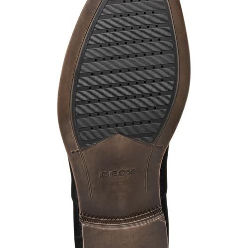 Geox U Rezzonico B, Oxford Uomo, Black, 44 Eu - 2