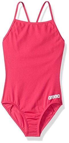 arena Girl's Master MaxLife Sporty Thin Strap Racer Back One Piece