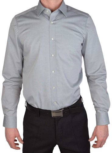 Chemise manches longues Olymp Level Five coupe ajustée unie