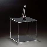 Der Acrylglas Würfel / Beistelltisch behält die Brillanz und Transparenz über Jahrzehnte