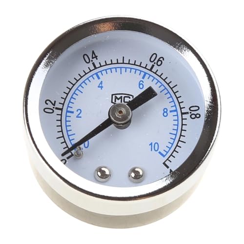 庭のホース散水メーター ミニ低圧計 Y40/Y50 ネジ 0-1.0MPa/0-10kgf/cm2 空気・油・水用(Y40)