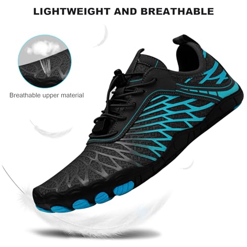 Image of Hike Barefoot Shoes Women Men Non-Slip Healthy Breathable Fashion Trail Running Womens Mens Wide Toe Zero Drop Water Shoe