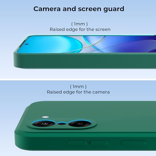 Image of A rtistque Back Cover Case for OnePlus Nord CE 5 5G | Premium Green Matte Cover | Camera Protection | Shockproof TPU | Slim Stylish Design | OnePlus Nord CE 5 Back Cover - Green