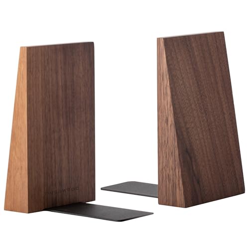 muso wood serre-livres bois noyer 1 paire