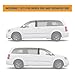 RANSOTO 926-446 B Pillar Trim Door Molding Compatible with 2008-2020 Chrysler Town Country, Dodge Grand Caravan Driver & Passenger Side Windshield Outer Cover Replaces 926-445 5020664AA 5020665AA